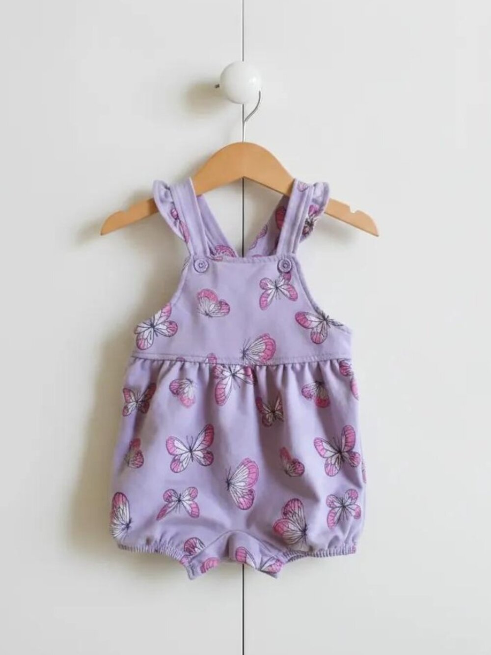 Pekkle Butterfly Bubble Shortalls 6 Months